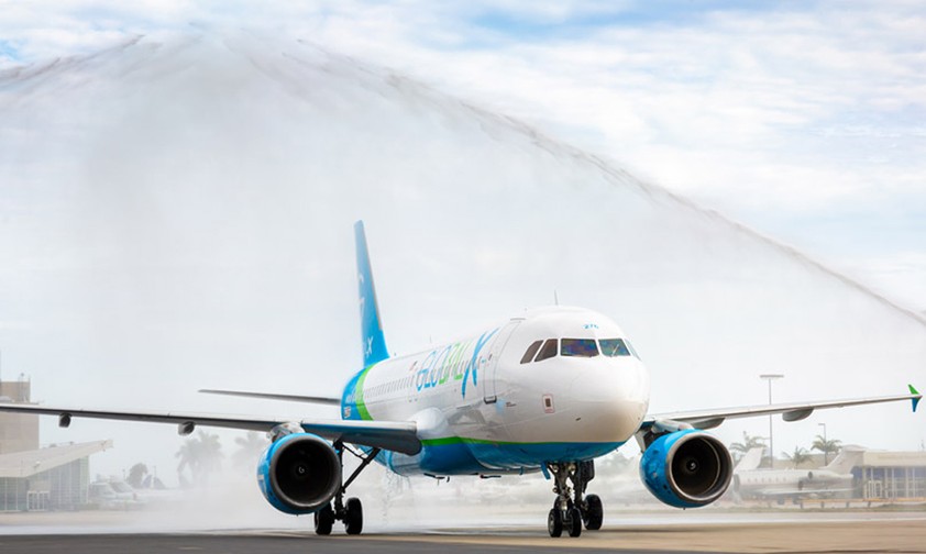 Airbus A320 von Global Crossing: Damit will die Airline die USA und Venezuela verbinden.