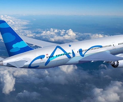 Entwurf eines C-Air-Jets: Auch das Corporate Design soll familienfreundlich sein.