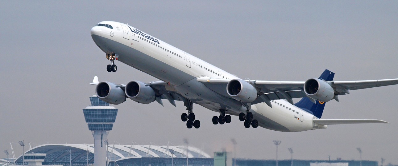 Airbus A340-600 mit dem Kennzeichen D-AIPH (Archivbild): Wird nun zum Ersatzteilspender.