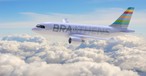 Airbus A319 in den Farben von Braathens: Neuer Markenname.