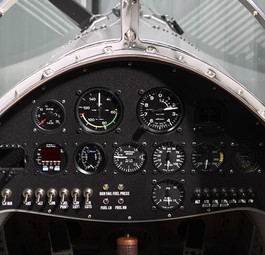 Das Cockpit der Junkers A50 Heritage: Keine Bildschirme.