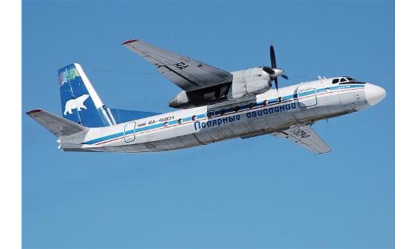 Antonov An-24 von Polar Airlines: Die russische Regionalairline wird den Turbopropflieger bis 2025 ausmustern.