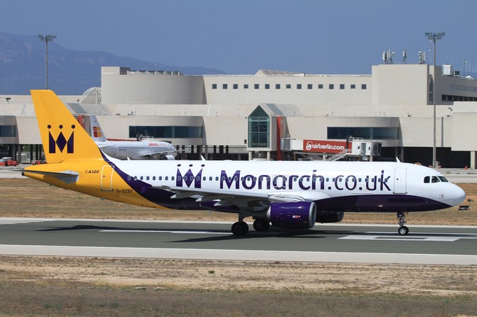 Gescheiterter Urlaubsflieger: Monarch Airlines wurde bei ihrer Pleite zur damals größten Betriebseinstellung einer Fluggesellschaft aus Großbritannien.