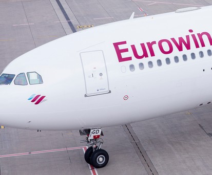 Airbus A330 von Eurowings: Mit drei dieser Jets soll es losgehen.