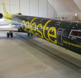 Die CRJ 1000 von Celeste: Die neue Fluggesellschaft will noch in diesem Jahr starten.