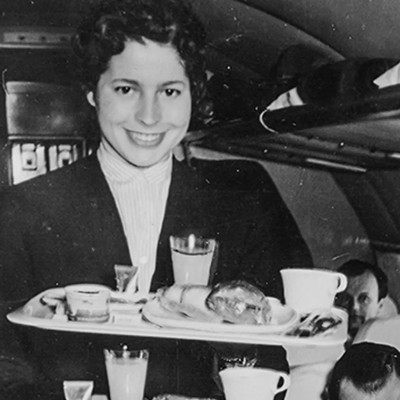 Margot von Engelmann und ihr 176-Mark-Lächeln: Sie prägte die Lufthansa mit.