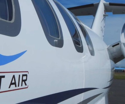 CessnaCitation von Sylt Air: Die Airline gehört jetzt PAD Aviation.