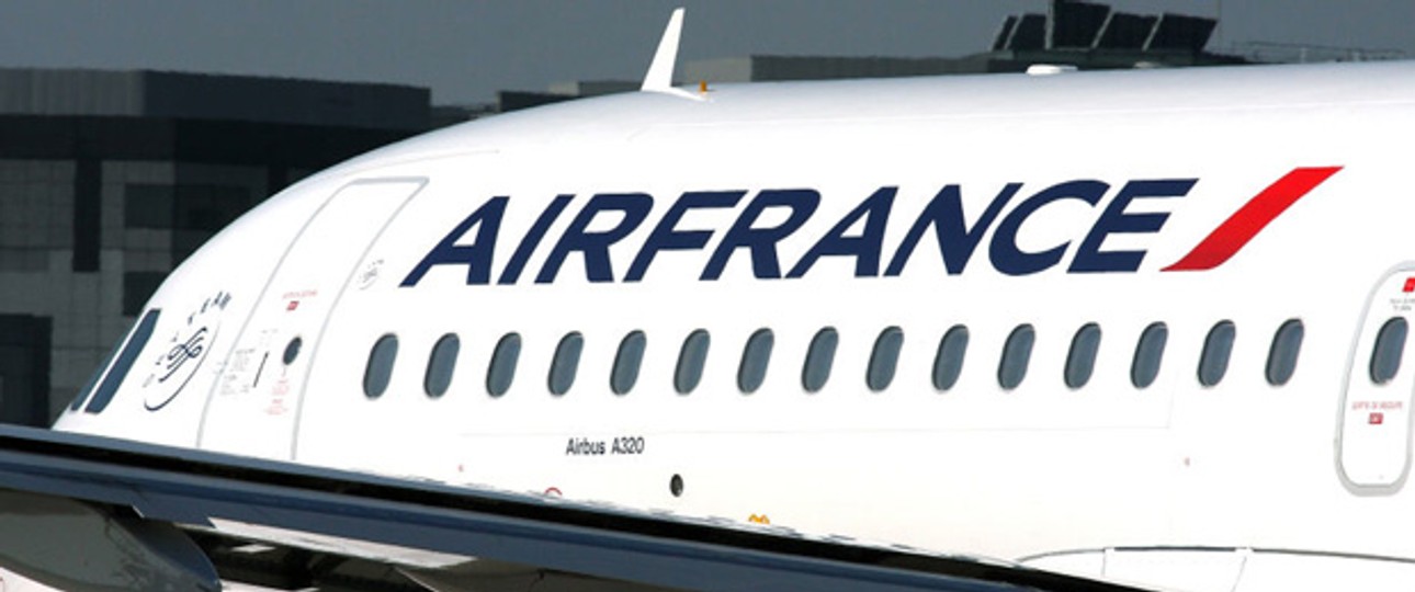 A320 von Air France: Geriet in schweren Sturm.