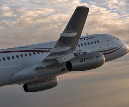 Sukhoi Superjet von City Jet: Die irische Fluglinie besitzt sechs Stück der russischen Flieger.