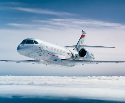 Dassault Falcon 6X: Gibt seine Ebace-Premiere.