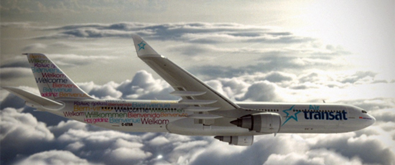 Airbus von Air Transat: Fliegt mit grünem Zertifikat.
