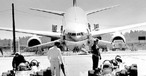 Die Boeing 767 von Air Canada nach der Landung: Sie bekam den Übernamen Gimli Glider.