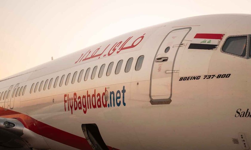 Eine Boeing 737-800 von Fly Bagdhad: Die Fluggesellschaft hat ihren Flugbetrieb mit sofortiger Wirkung eingestellt.