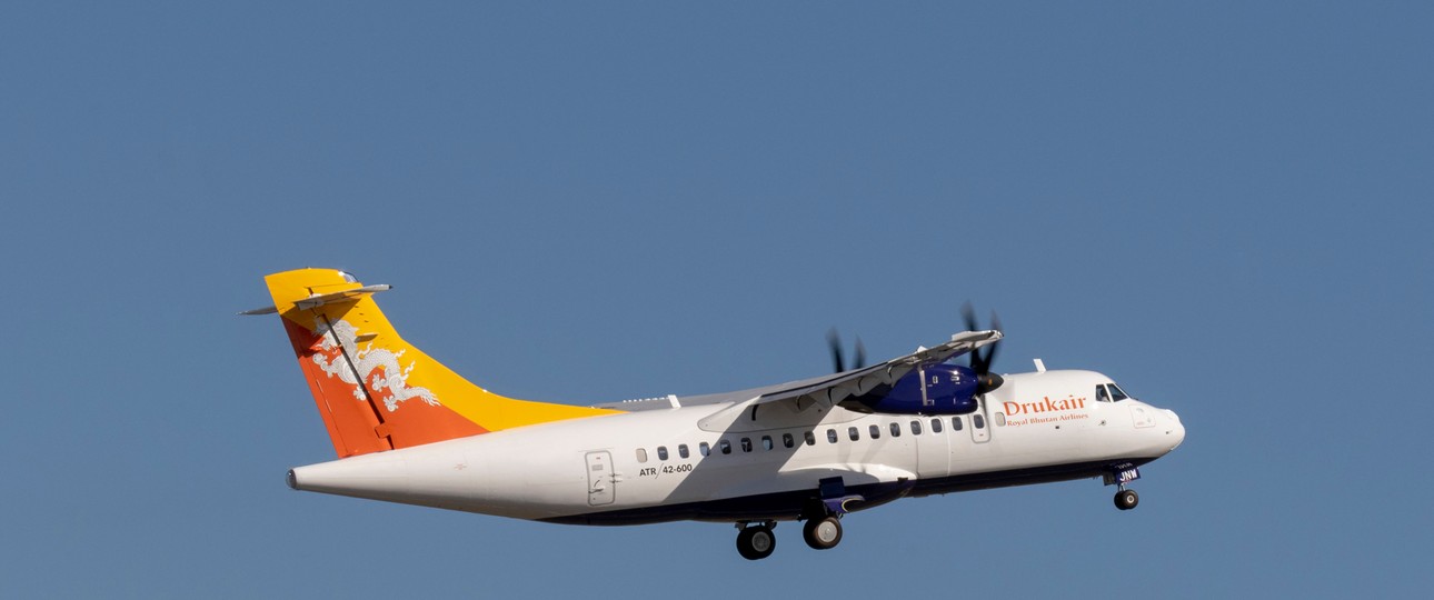 ATR 42-600 von Druk Air: Nun im Himalaya zuhause.