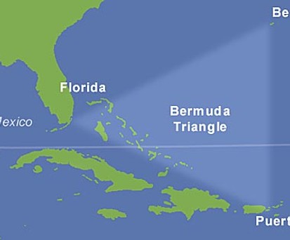 Das Bermudadreieck reicht von Süd-Florida nach Bermuda und Puerto Rico: Vermeintliches Horror-Gebiet.