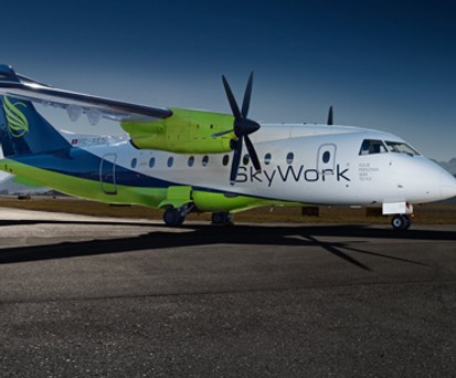 Dornier 328 von Skywork Airlines: Auch MHS besitzt den Flugzeugtyp.