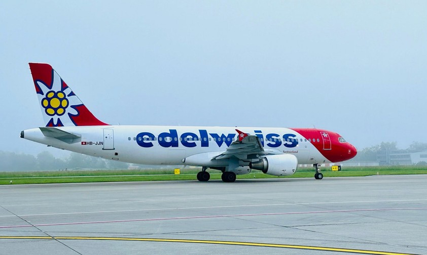 Airbus A320 von Edelweiss: Nach Nahost unterwegs