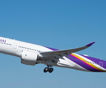 Airbus A350 von Thai Airways:  Ein Jet dieses Typs sank viel zu schnell.