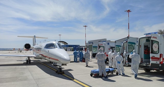 Learjet von Red Star Aviation: Die Airline hat Hantavirus-Patienten nach Amsterdam geflogen.