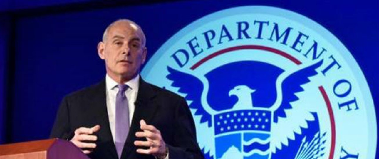 US-Innenminister Kelly: Er traf Airlinevertreter.