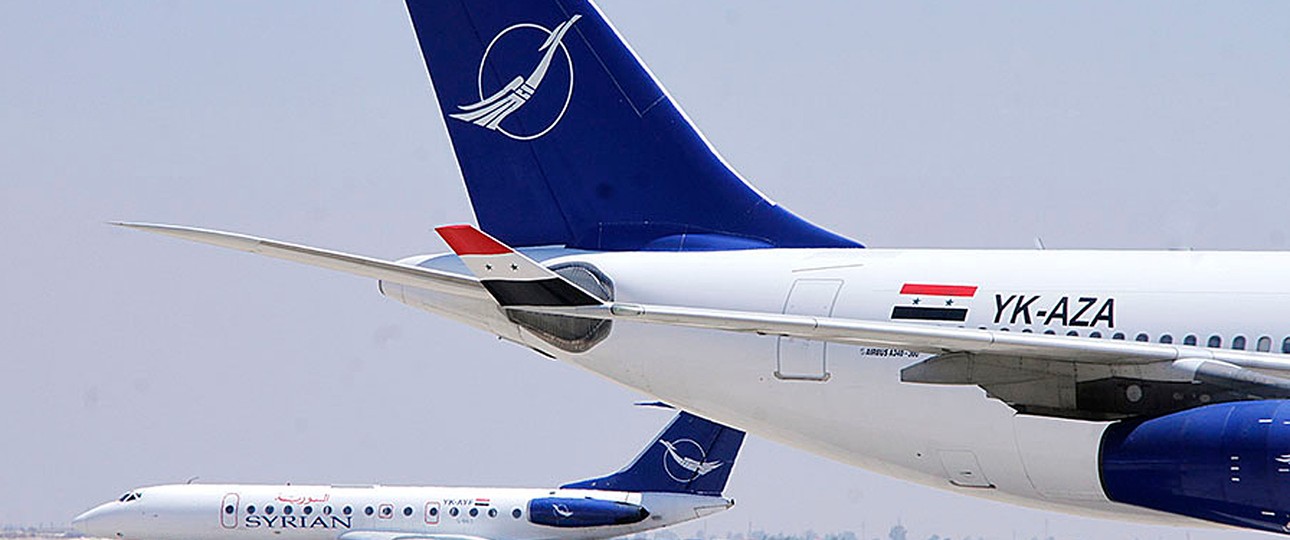 Flugzeuge von Syrian Airlines: Die Airline will weiterfliegen.