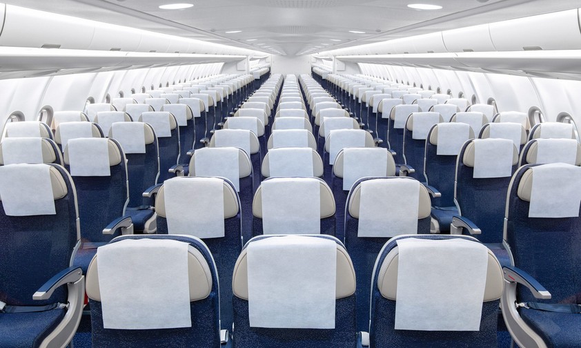 Kabine eines Airbus-Fliegers: Die Reisenden sollen ohne Angst einsteigen.