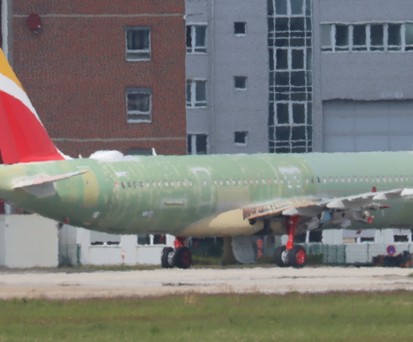 Der erste Airbus A321 XLR für Iberia: Mehr Reichweite dank hinterem Mitteltank.