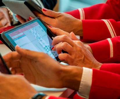 Flugbegleitende von Austrian Airlines: Dicke Luft.
