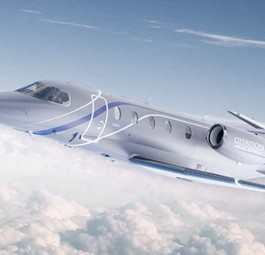 Animation der Citation Ascend: Das Flugzeug soll Anfang 2025 auf den Markt kommen.