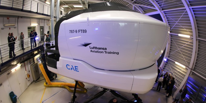 Es ist der erste Simulator  für ein Langstreckenflugzeug in Österreich.