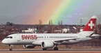 Airbus A220 von Swiss in Genf: Piloten wollten sich alkoholisiert ins Cockpit setzen.