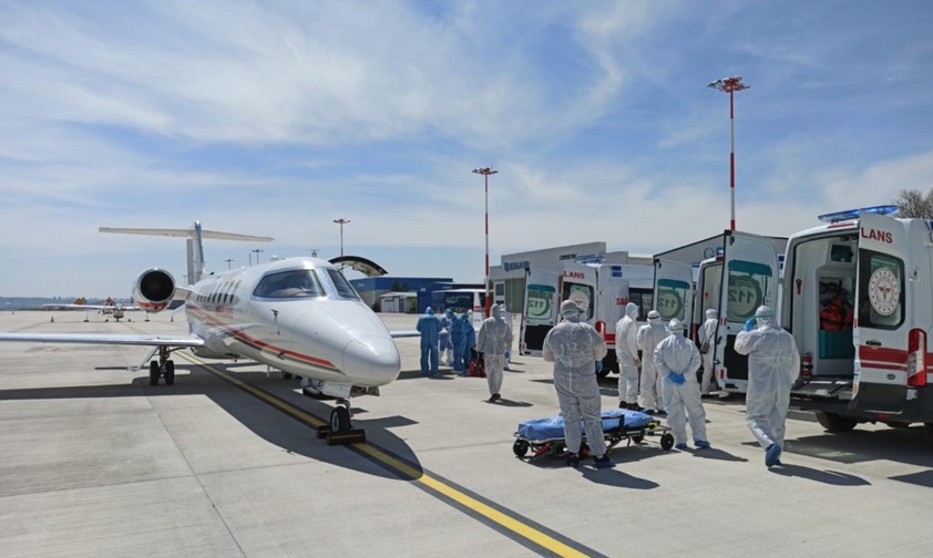 Learjet von Red Star Aviation: Die Airline hat Hantavirus-Patienten nach Amsterdam geflogen.