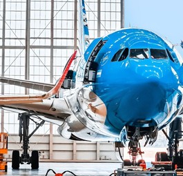 Flugzeug von Aerolíneas Argentinas: Neue Partnerin der Grupo Abra.