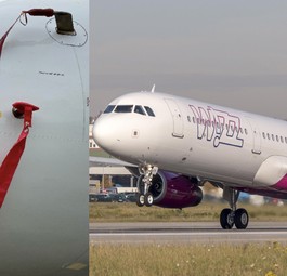 Abgedeckte Pitotrohre (an einer Embraer) und ein Airbus A321 von Wizz Air: Es gab Probleme.