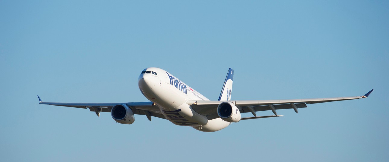 Airbus A330 von Iran Air: Darf nicht mehr in drei westeuropäische Länder.