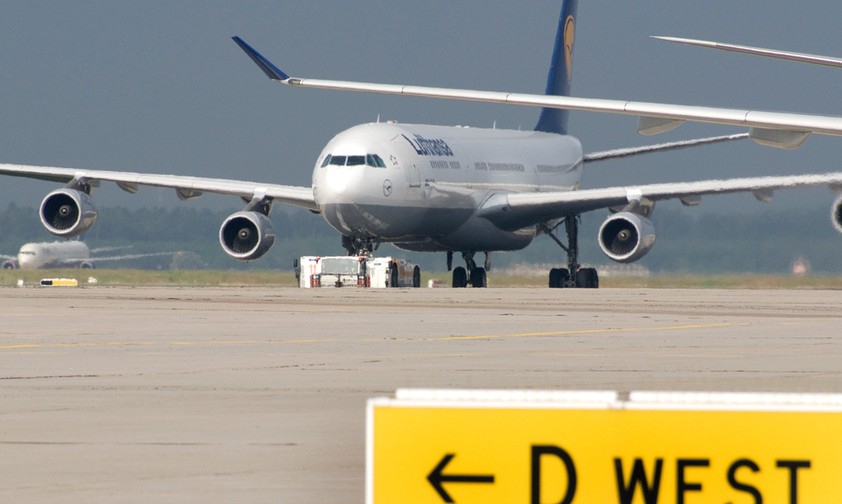 Airbus A340-300 von Lufthansa: Flog eine andere Route.