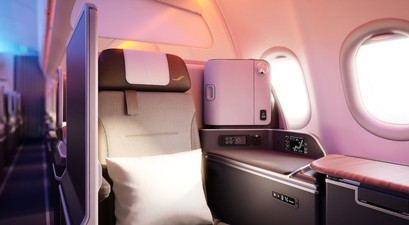 First Class von Air Côte d'Ivoire: Hier kann man viel Gepäck mitnehmen. 