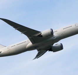 Boeing 787-8 im Flug: Der Dreamliner könnte bald zu Frachtflugzeugen umgerüstet werden.