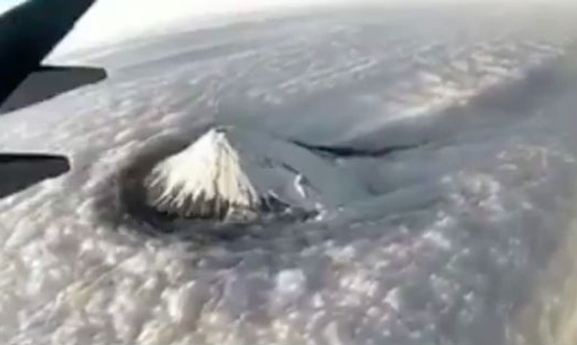 Wolkenschauspiel über dem Fuji