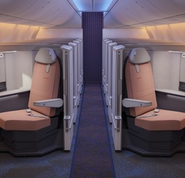 Neue Business Class von Flydubai: Das Produkt soll noch in diesem Jahr verfügbar sein.