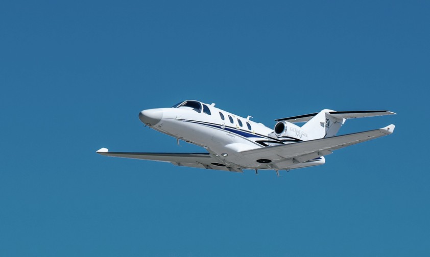 Cessna Citation M2 Gen3 in der Luft: Ende Mai war das Flugzeug zum ersten Mal in der Luft.