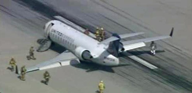 Bombardier Canadair CRJ200 von Skywest: Nichts passiert.