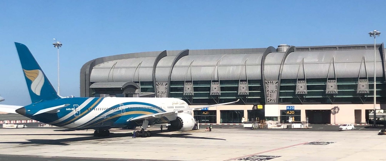 Flieger von Oman Air in Muscat: Staatlicher Bodendienstleister weitet Geschäftsfelder aus.