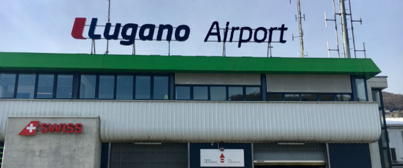 Flughafen Lugano: Derzeit ohne Verbindung nach Genf.