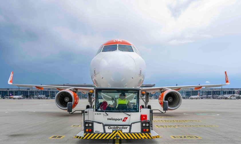 Easyjet-Airbus am Flughafen Berlin Brandenburg: Berlin ist und bleibt die deutsche Heimat für den Billigflieger.