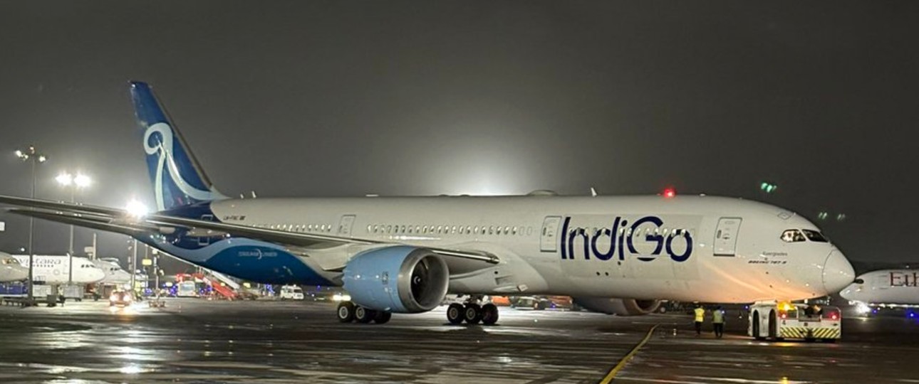 Dreamliner in Indigo-Farben: Eine Übergangslösung. 