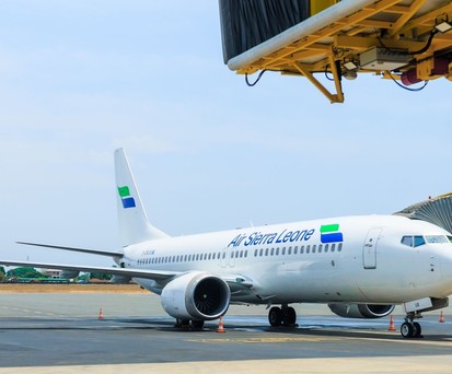 Boeing 737 Max von Air Sierra Leone: Fliegt nicht mehr.
