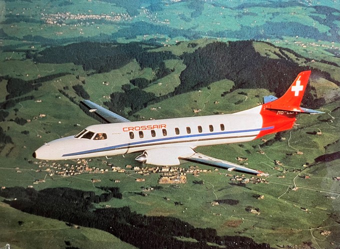 Im Einsatz bei Crossair: Die Schweizer Regionalairline Crossair startete mit dem Metroliner ihre ersten Linienflüge.