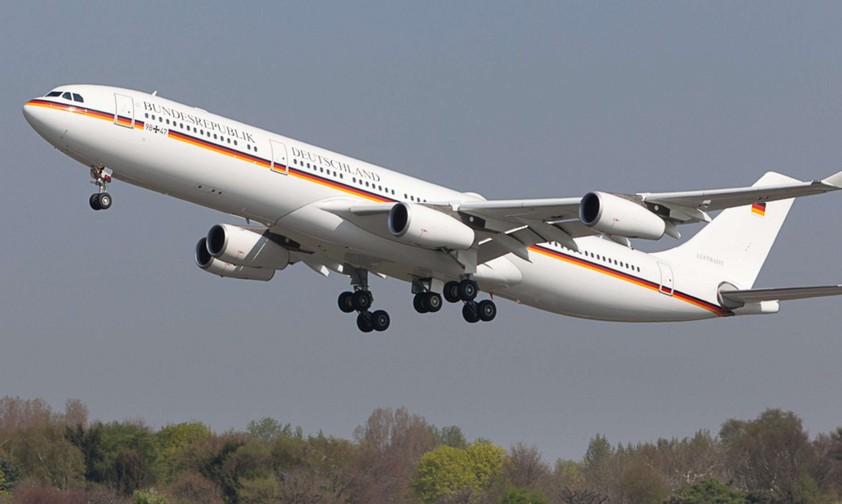 Der Airbus A340-300 der Luftwaffe: Nicht mehr im Dienst.