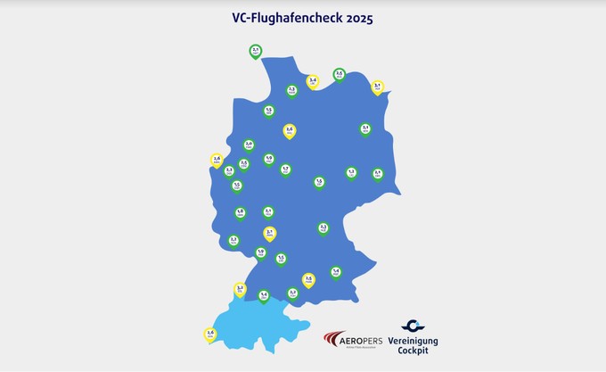 Die Noten des Flughafencheck 2025.